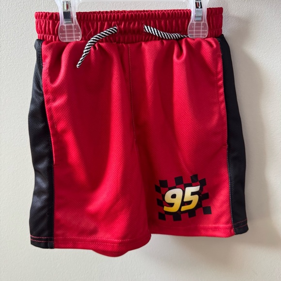 Disney Cars Jersey Set Boys 4 Summer Outfit NEW Lightning McQueen - Picture 3 of 9